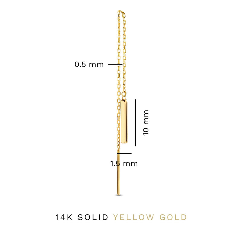 Isabel Bernard Le Marais Femmes Pendentifs d'oreille Or 14 carats IB360214-zoom-