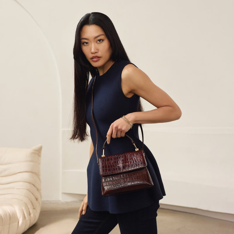 Isabel Bernard Femme Forte Sac à Main Marron IB21013-zoom-