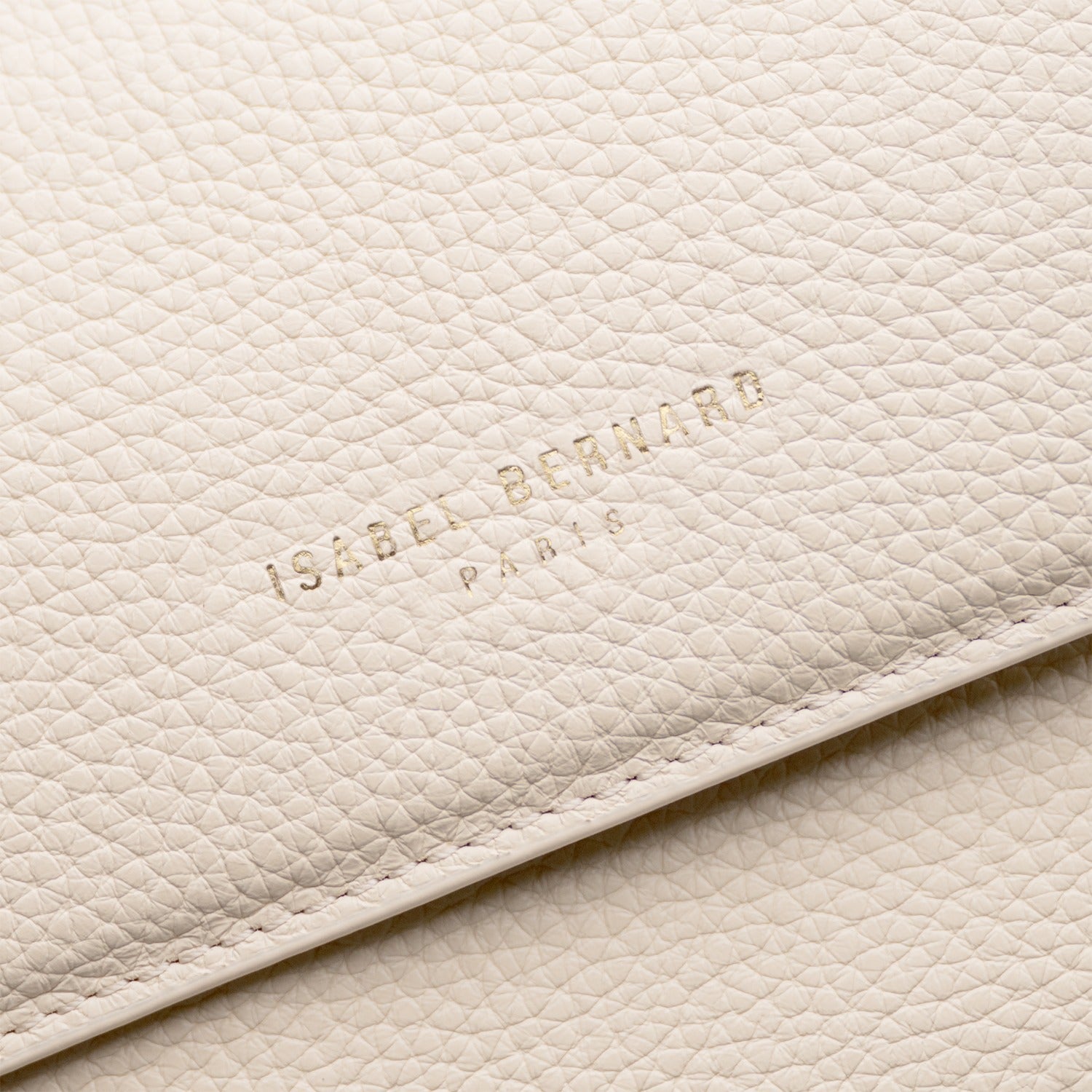 Isabel Bernard Femme Forte Heline Crème Leather Handbag IB21027