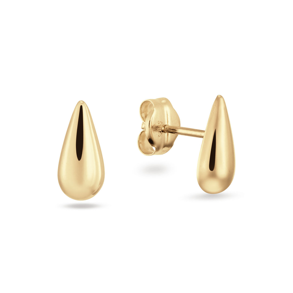 Jackie Gold San Polo 14 Karat Gold Ear Studs 585 JKE25.306
