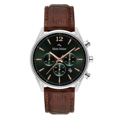 Mats Meier Grand Cornier Chrono Green/Brown Watch MM00121