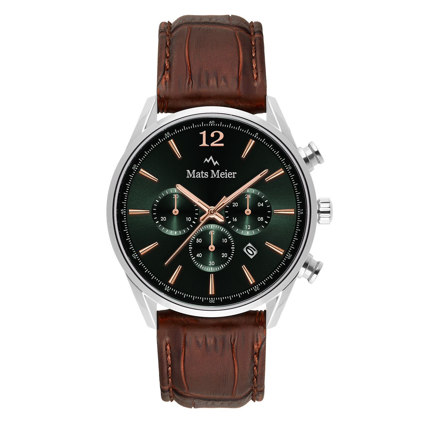 Mats Meier Grand Cornier Chrono Green/Brown Watch MM00121