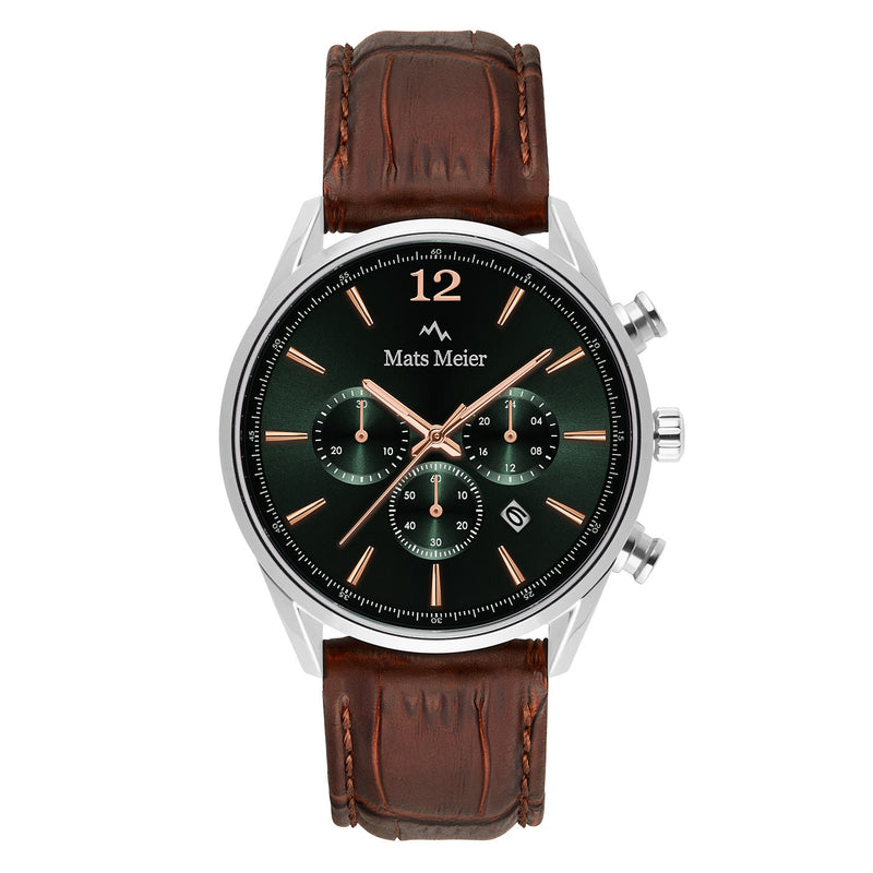 Mats Meier Grand Cornier Hommes Montre Marron MM00121-zoom-