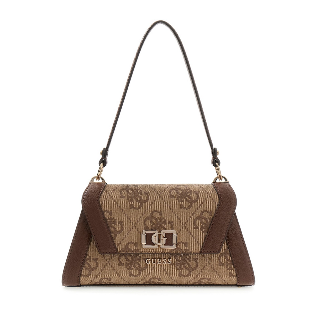 Guess Karnilla Brown Flap Shoulder Bag HWOS99-1190-LGW