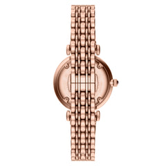 Emporio Armani Round Pink Dial Watch AR11767