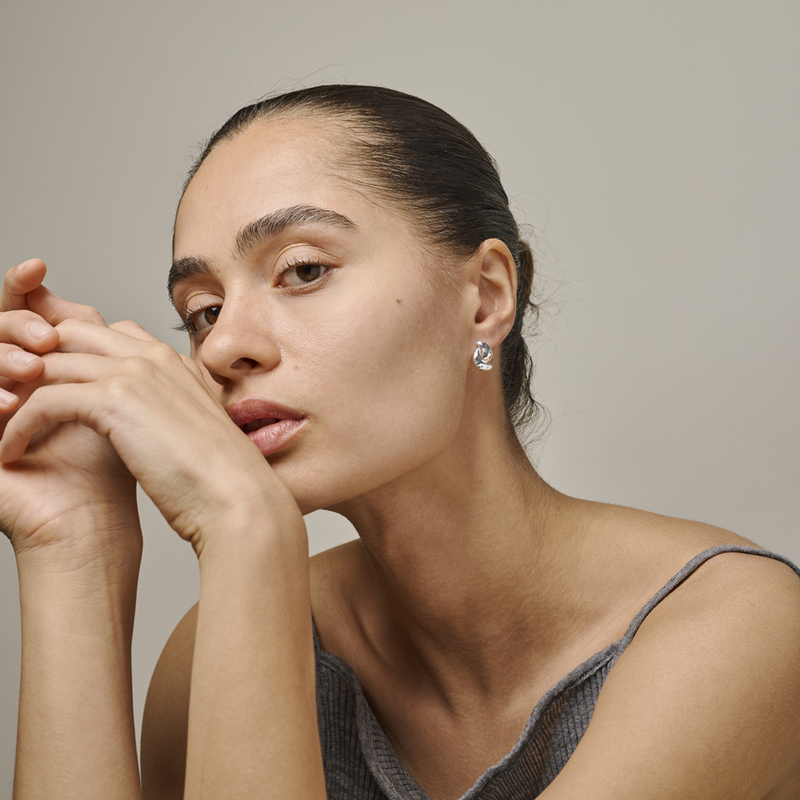 ENAMEL Copenhagen Recycled 925 Sterling Silver Earrings E454S-zoom-