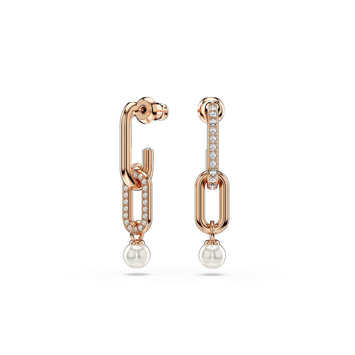 Swarovski Constella Rose Gold Coloured Earrings 5728585