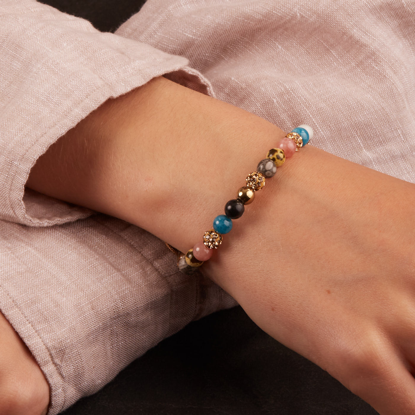 Karma Spiral Silver Bracelet 83298