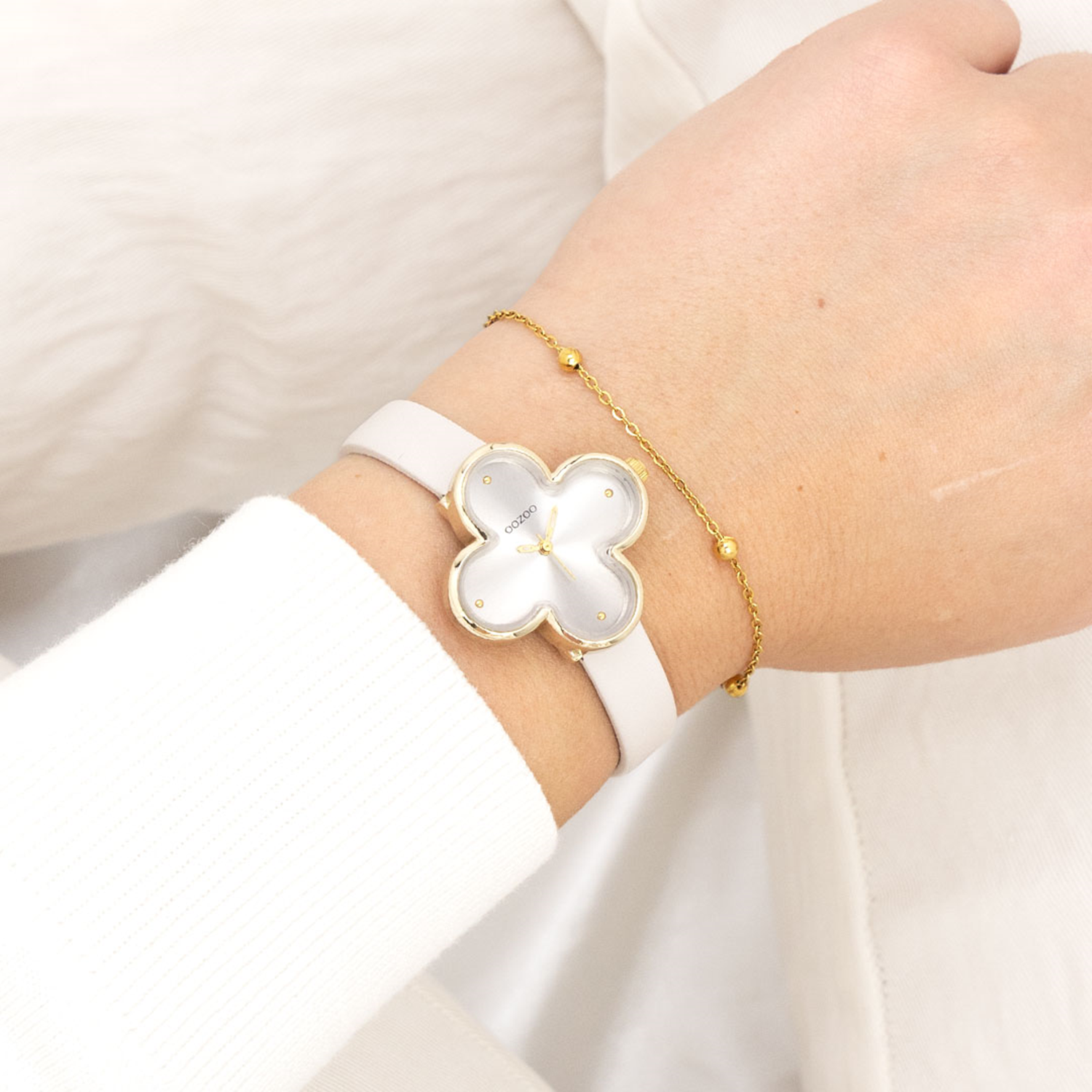 OOZOO Timepieces Moonbeam Clover Women's Watch C11521