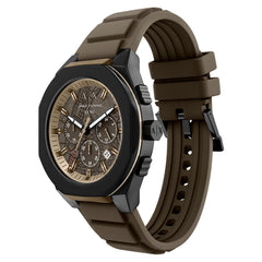 Armani Exchange Sync Round Brown Dial Watch AX4293