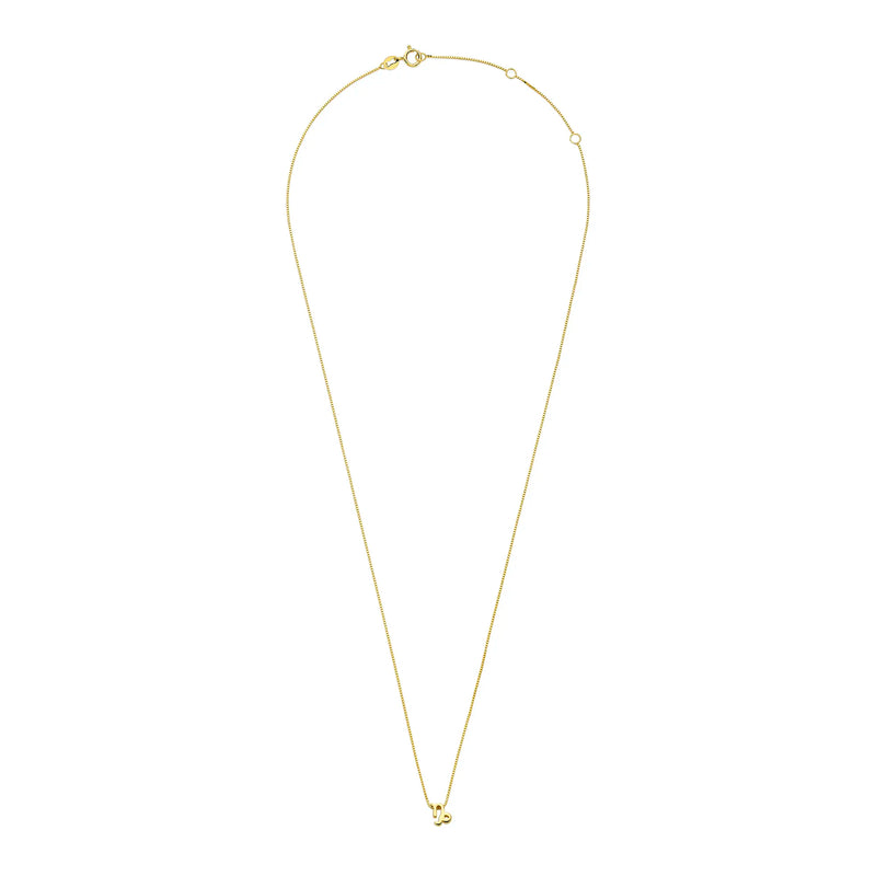 Isabel Bernard Étoiles d’Or Capricorn 14 Carat Gold Venetian Necklace With Horoscope IB340187-zoom-