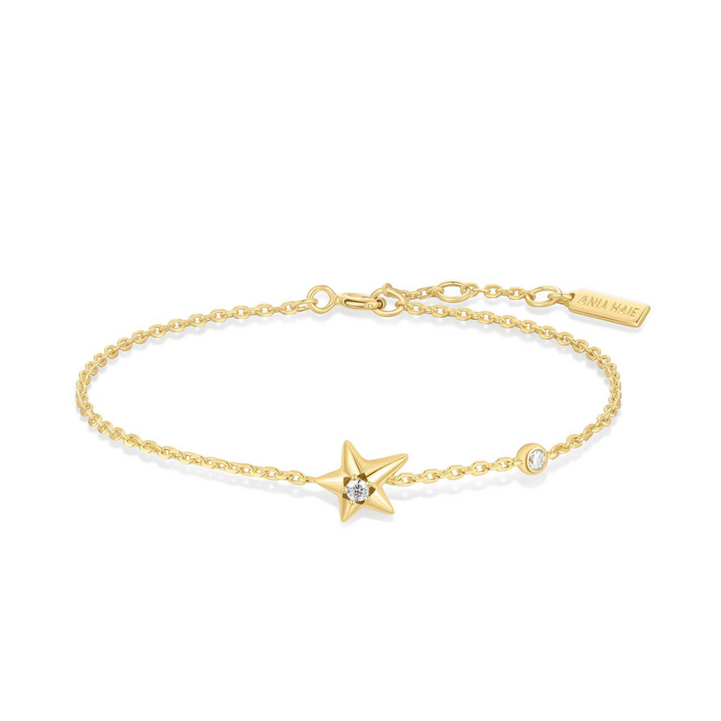 Ania Haie Melodic Poet Gold Sparkling Star Bracelet S AH-B066-04G-zoom-