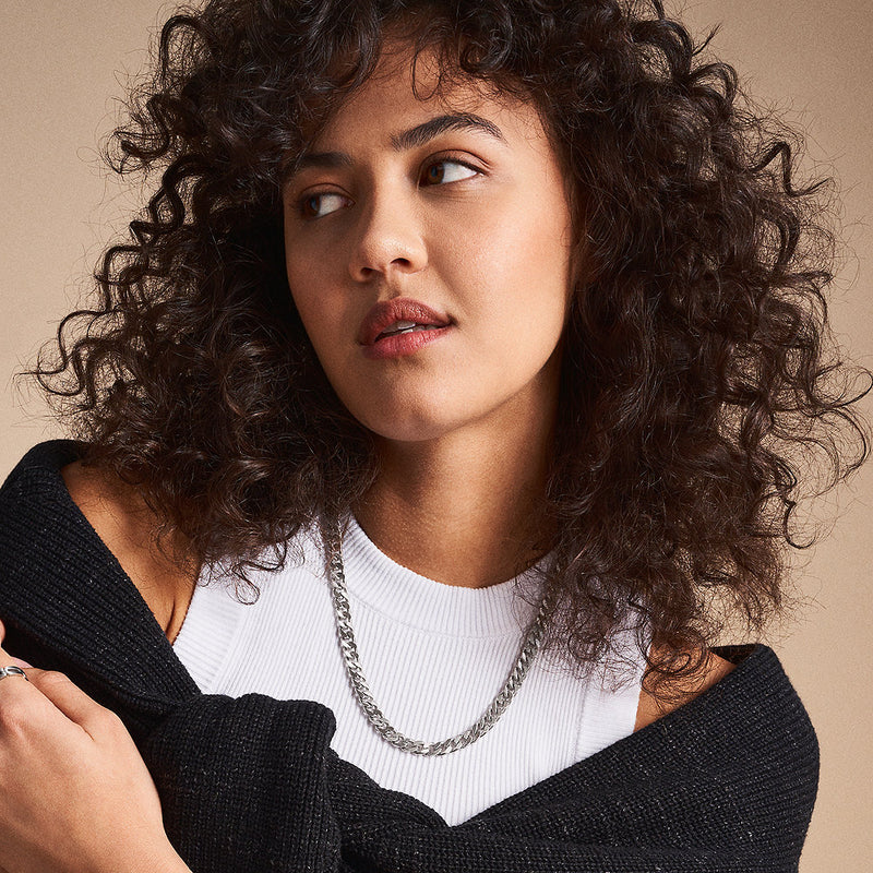 Fossil Harlow Collier Argent JF04696040-zoom-