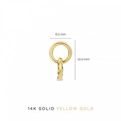 Isabel Bernard Cadeau D'Isabel 14 Carat Golden Earrings Set IB90146