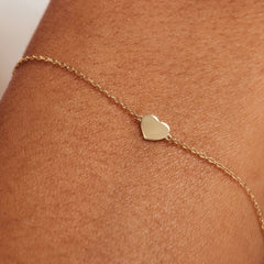 Isabel Bernard Cadeau d'Isabel 14 Carat Golden Necklace and Bracelet giftset IB90062