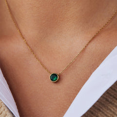 Violet Hamden Venus 925 Sterling Silver Gold-coloured Necklace with Birthstone VH340010-JUN