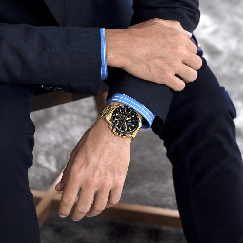 Festina Timeless Chrono Hommes Montre Or F20634/5-zoom-