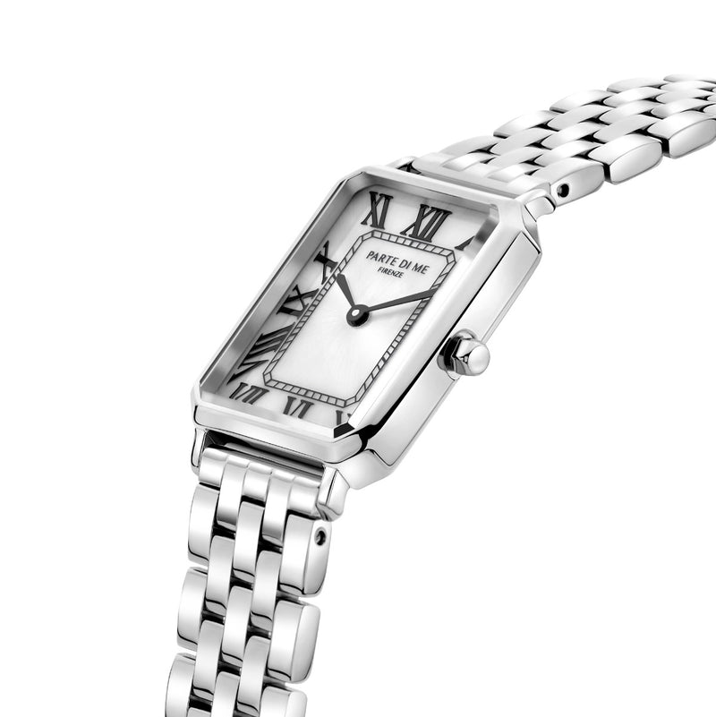 Parte di Me Orologio rectangular ladies watch silver coloured PDM09024-zoom-