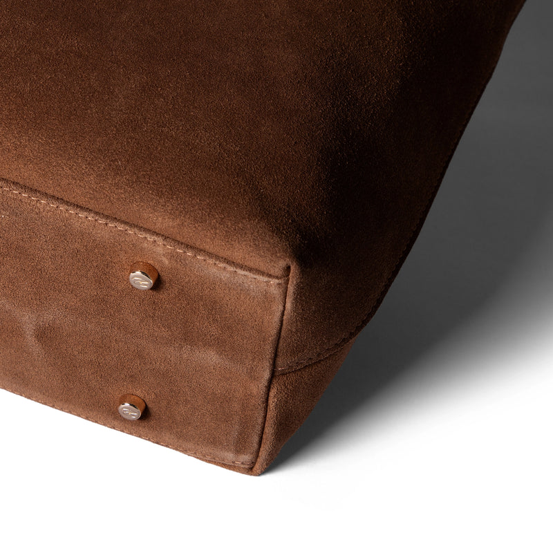 Isabel Bernard Honoré Elin Marron Sac À Épaule En Daim IB25111-130-zoom-