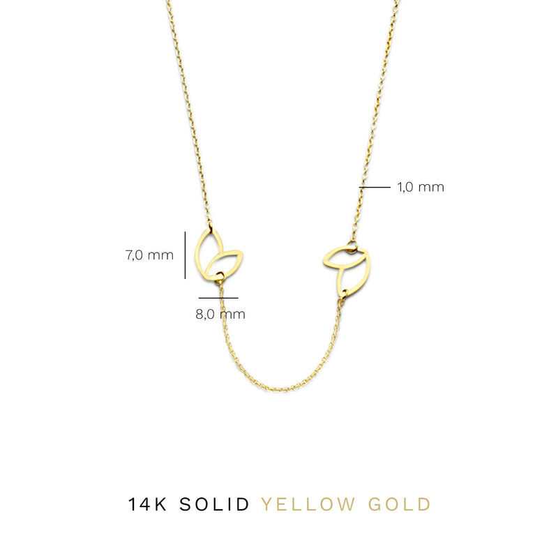 Isabel Bernard Cadeau d'Isabel Coffret cadeau collier et bracelet en or 14 carats IB90187-zoom-