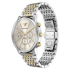 Emporio Armani Round Grey Dial Watch AR11773