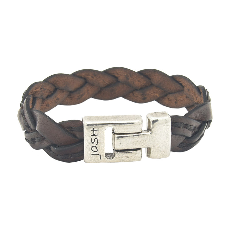 Josh Hommes Bracelet Marron 24303-bra-S/BROWN/L-zoom-