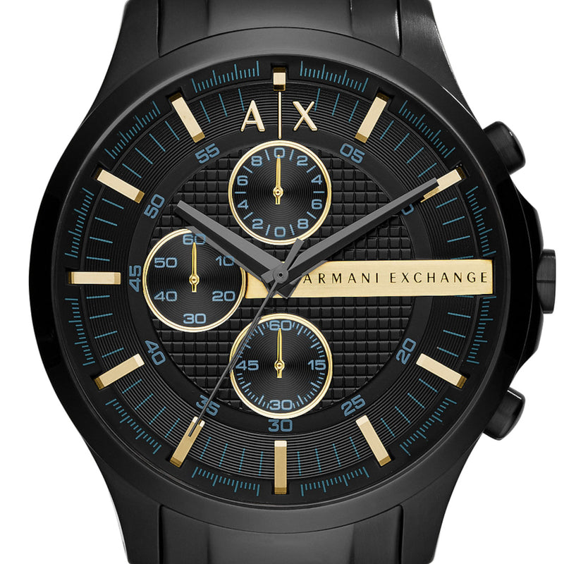 Armani Exchange Hampton Hommes Montre Noir AX2164-zoom-