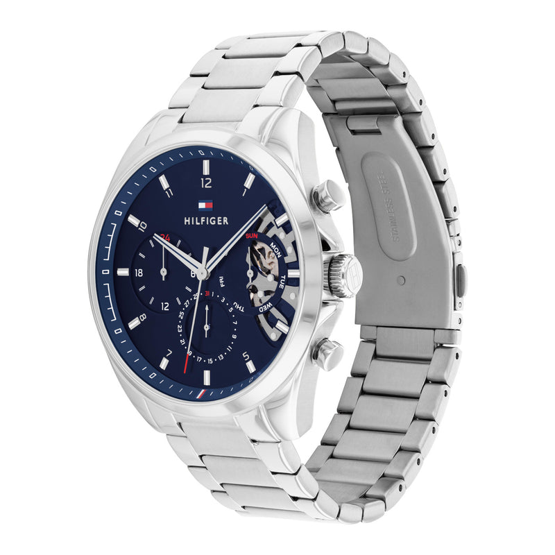 Tommy Hilfiger Hommes Montre Argent TH1710448-zoom-