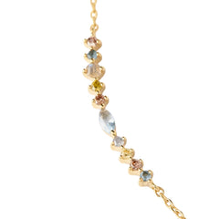P D Paola Color 925 Sterling Silver Necklace with Gold Plating CO01-951-U