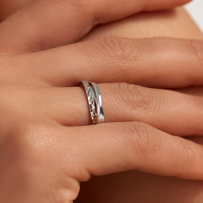 Parte di Me Ponte Vecchio Bague Lucilla en argent sterling 925 avec diamants taille Ponte Vecchio PDM33073-48-zoom-