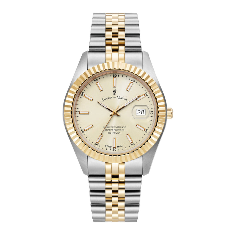 Jacques du Manoir Inspiration Business Hommes Montre Or JWN01704-zoom-