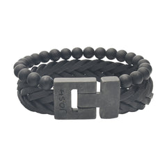 Josh Black Bracelet 24993-BRA-VB/MATBLCK/L