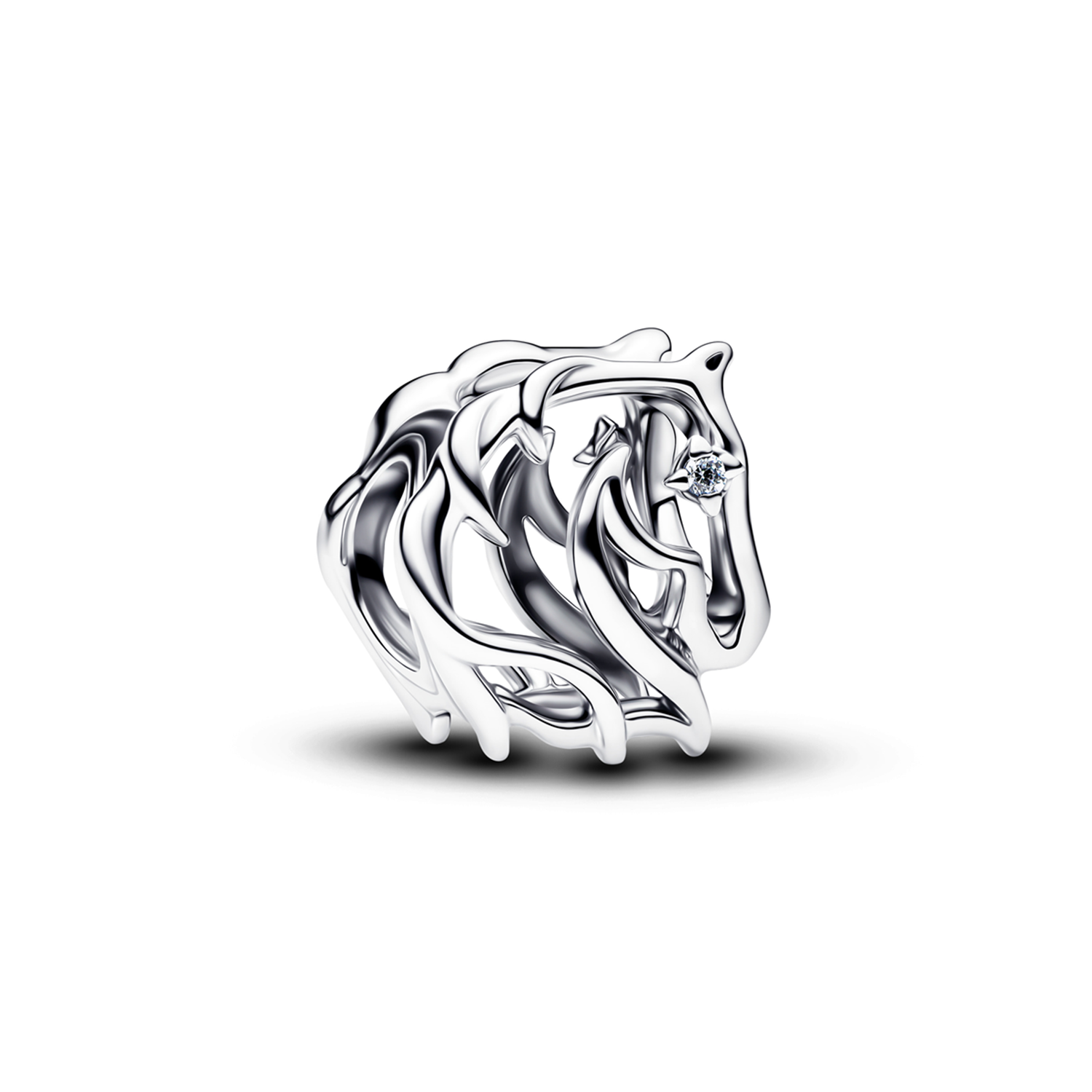 Pandora Moments 925 Sterling Silver Openwork Horse Charm 794430C01