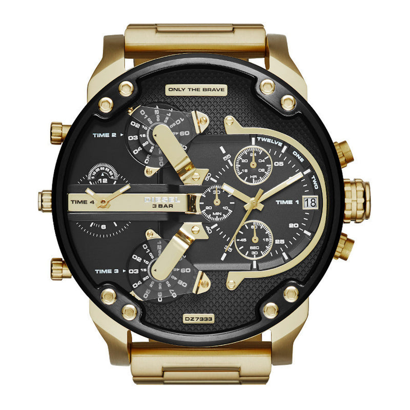 Diesel Mr. Daddy 2.0 Hommes Montre Or DZ7333-zoom-