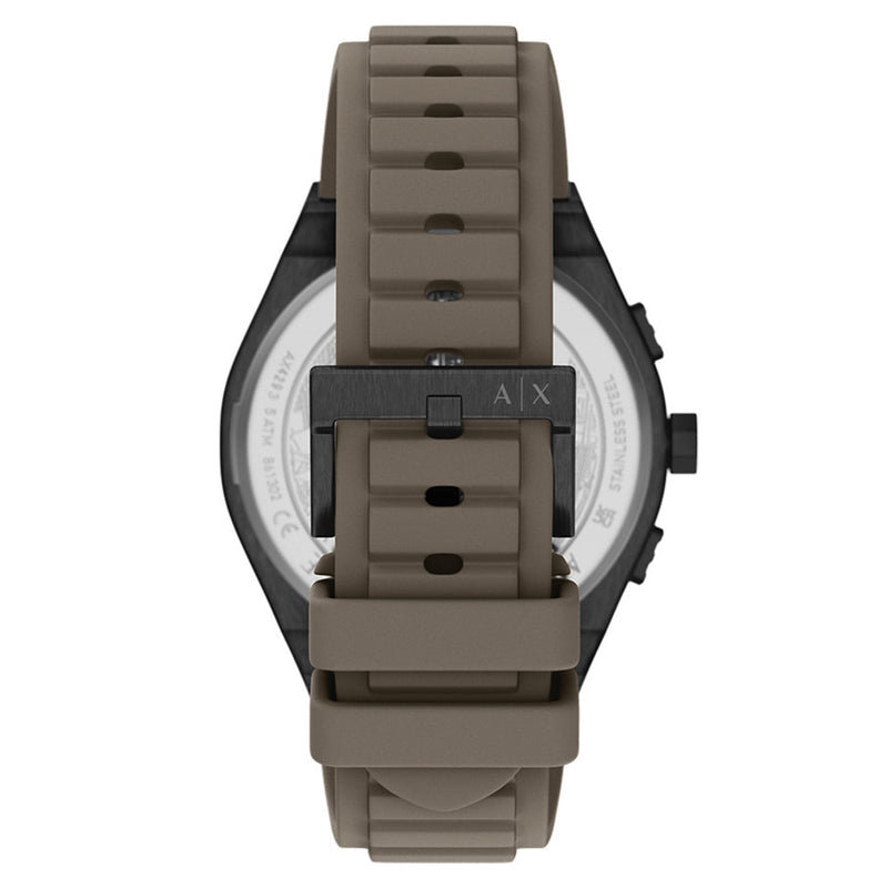 Armani Exchange Sync Round Brown Dial Watch AX4293-zoom-