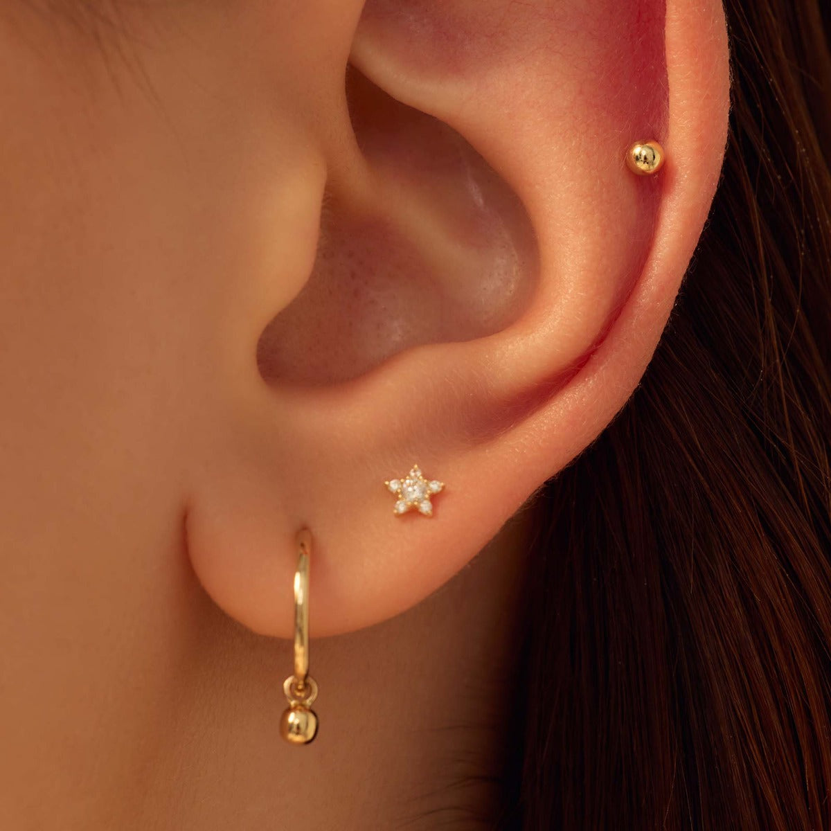 Beloro Jewels Navigli Isidora 9 karat gold piercing BO370002