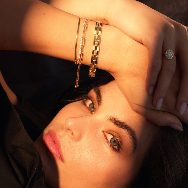 Parte Di Me Bibbiena Poppi Bracelet Plaqué or 14 carats PDM32118-zoom-