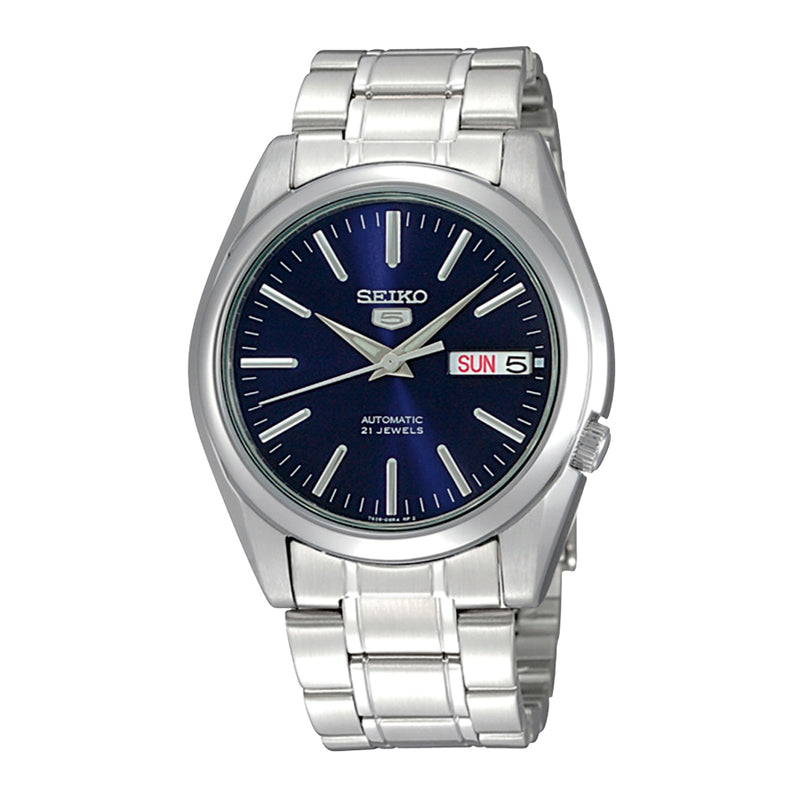 Seiko 5 Sports Hommes Montre Automatique Argent SNKL43K1-zoom-