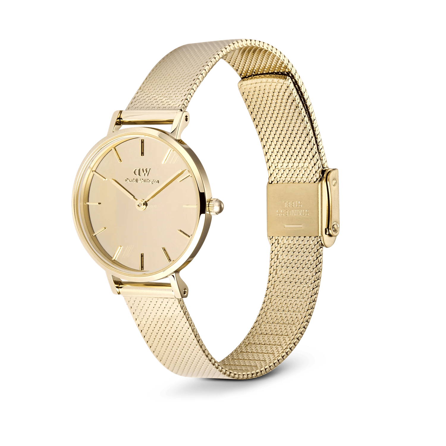 Daniel Wellington Petite&Quadro Mini Reflection Gold Women's Watch DW00100797