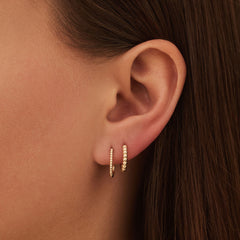 Beloro Jewels La Rinascente Elena 9 karat gold hoop earrings (10.5 mm) BO360070