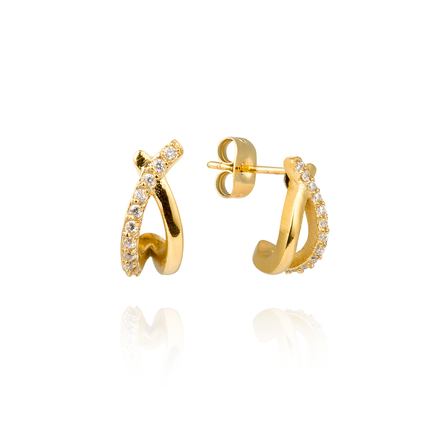 Mockberg Kenza Ines Gold Plated Earrings MB1717