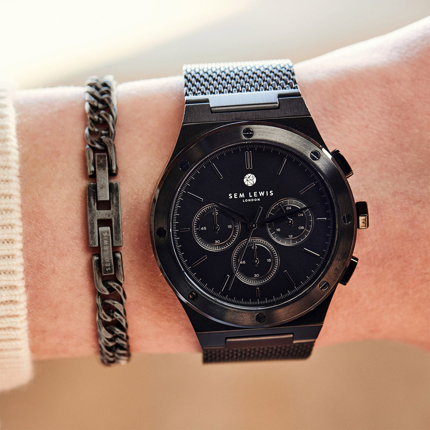 Sem Lewis Battersea Northcote Road Armband Gunmetal SL320022