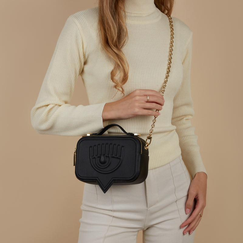 Chiara Ferragni Eyelike Sac Besace Noir 75SB4BA5-ZS517-899-zoom-