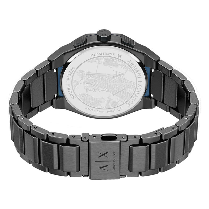 Armani Exchange Sync Round Black Dial Watch AX4295-zoom-