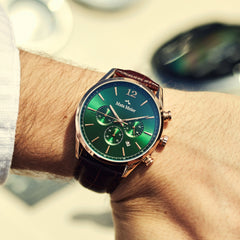 Mats Meier Grand Cornier Chrono Green/Rosegold coloured Watch MM00114
