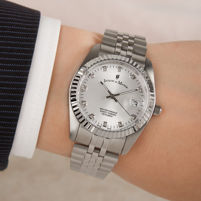 Jacques du Manoir Inspiration Femmes Montre Argent NRO.01-zoom-