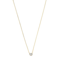 Violet Hamden Venus 925 Sterling Silver Gold-coloured Necklace with Birthstone VH340010-JUL