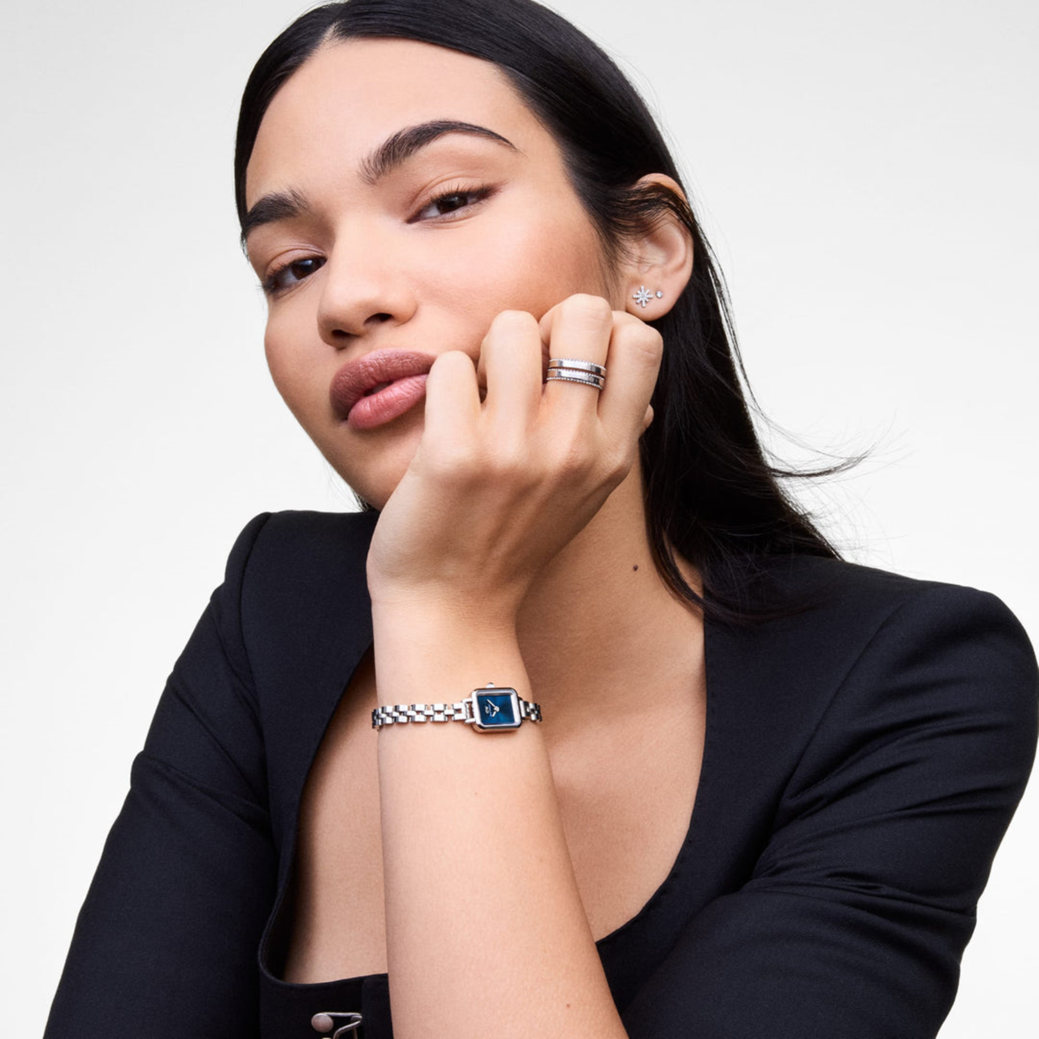 Daniel Wellington Petite & Quadro Mini Arch Blue Arctic Women's Watch DW00100846