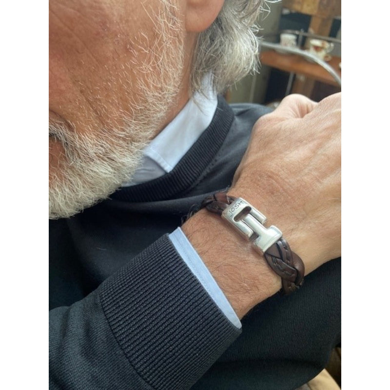 Josh Hommes Bracelet Marron 24303-bra-S/BROWN/L-zoom-