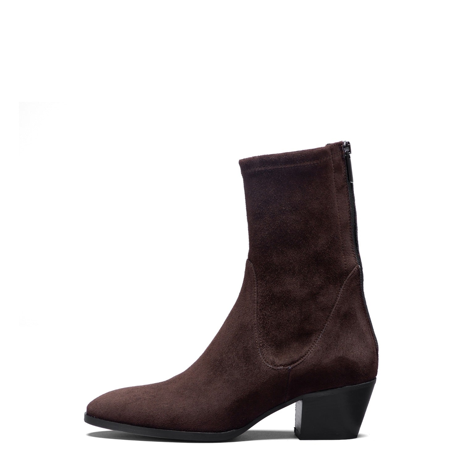 Isabel Bernard Vendôme Estelle Brown Stretch Suede Boots IB53013-130-38
